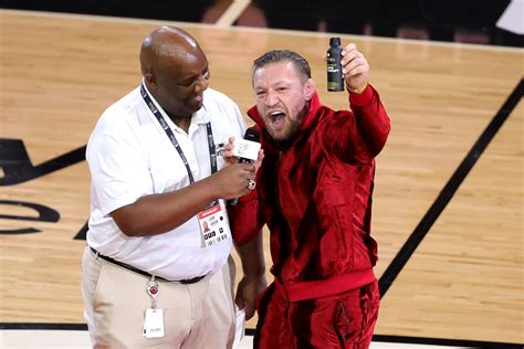 Connor McGregor's Powerful Blow Takes Down Mascot